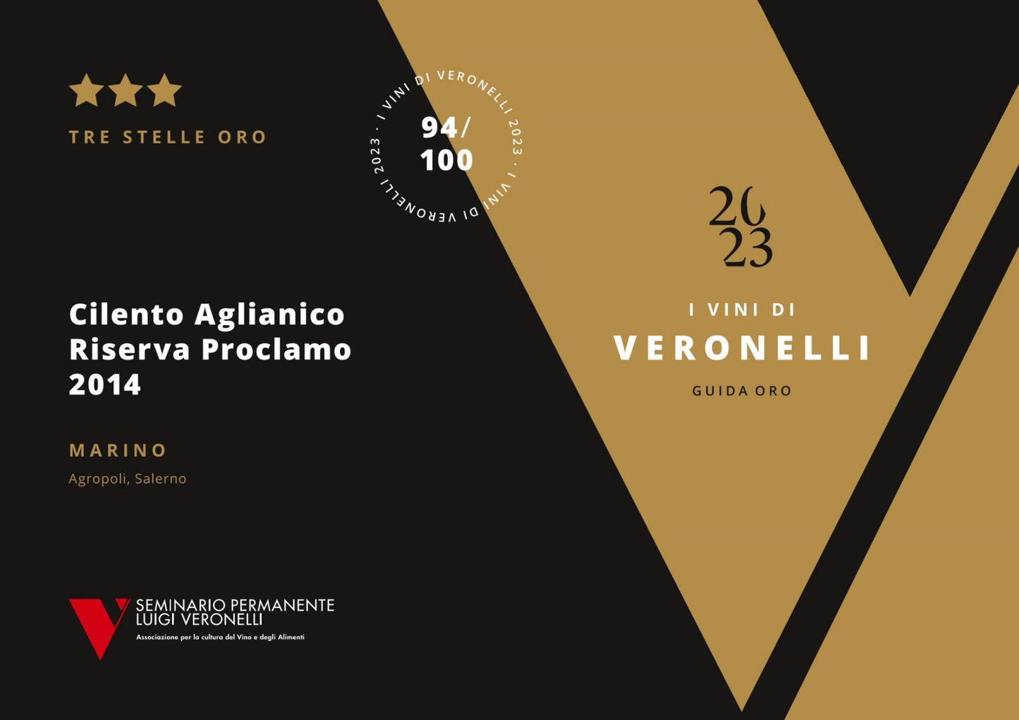 Proclamo Cilento Aglianico RISERVA DOP 2014