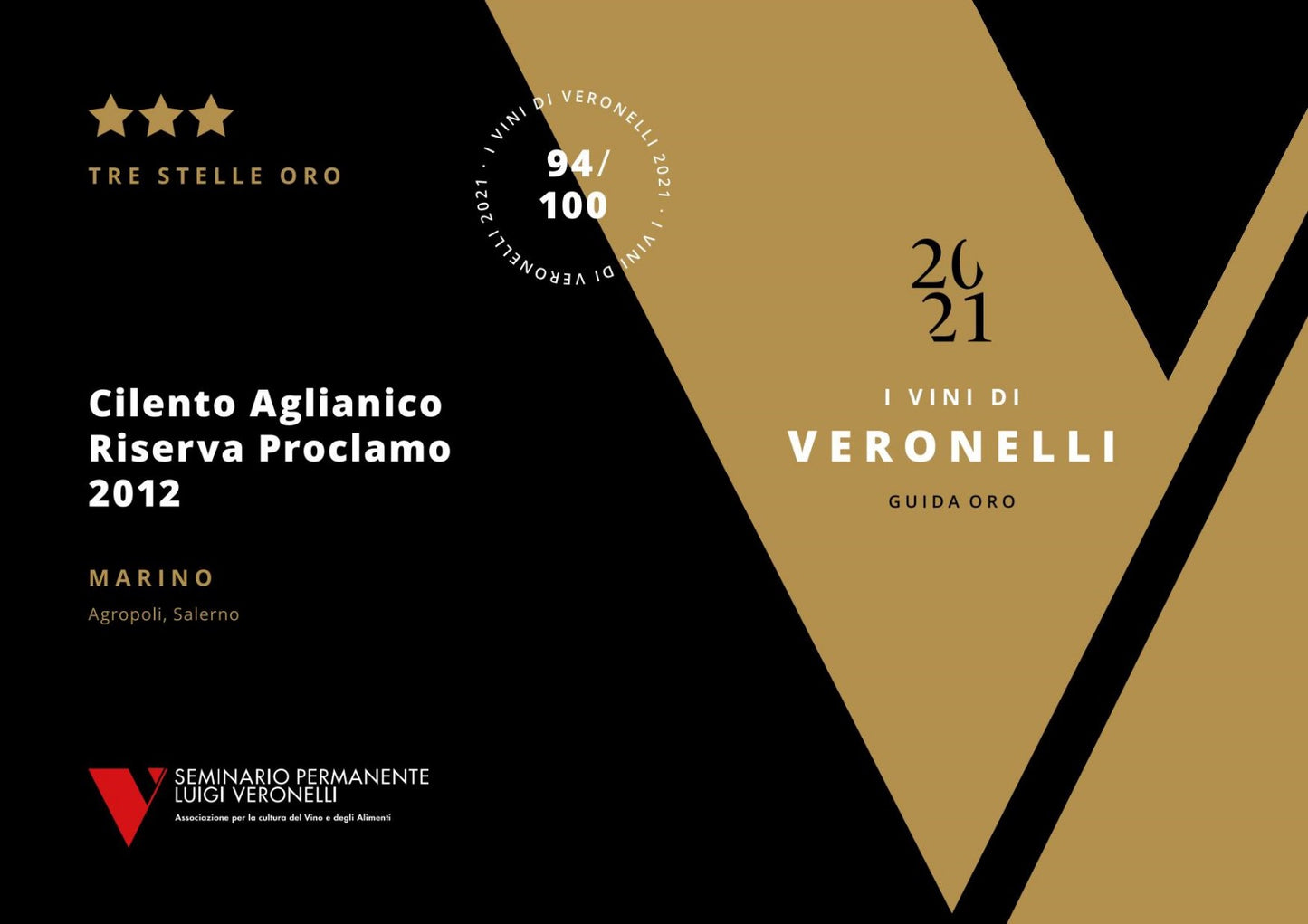 Proclamo Cilento Aglianico RISERVA DOP 2012