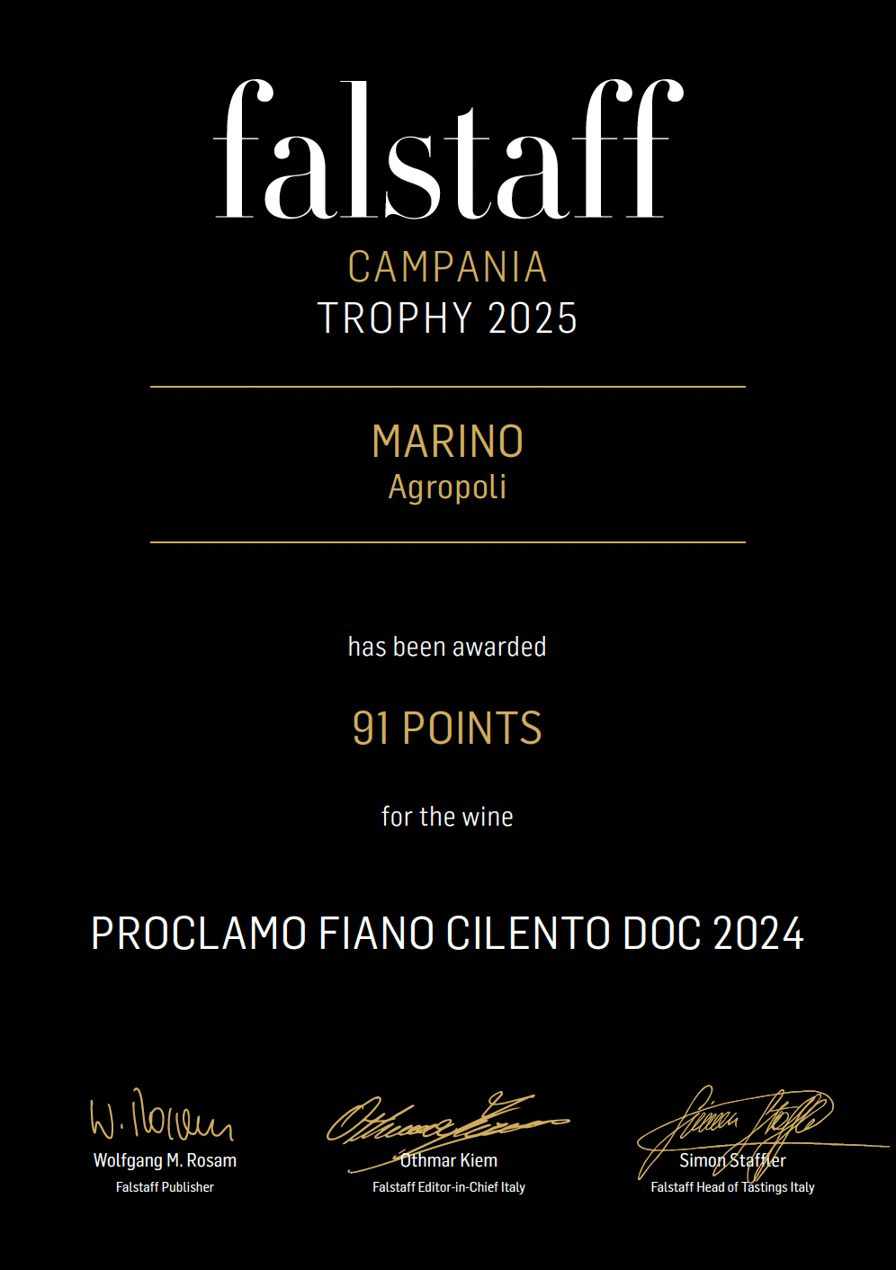 Proclamo Cilento Fiano DOP 2024